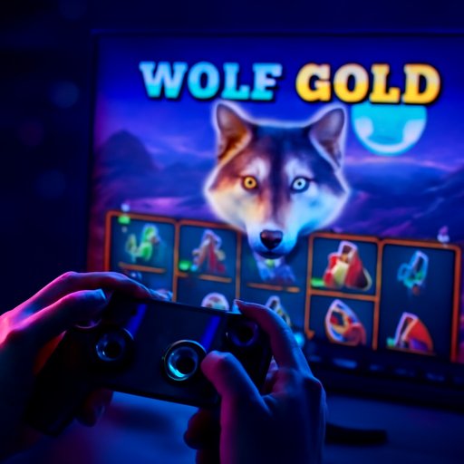 GK9999 Wolf Gold রাতের পাহাড়ি নেকড়ে
